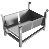 Storage and transport pallet | for twine poles and varrier tape holder | Dimensions: 1200 x 800 x 820 mm(Capacity of 500 x twine pole / 250 x barrier tape holder)